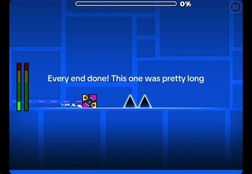 Every End Completed in Geometry Dash