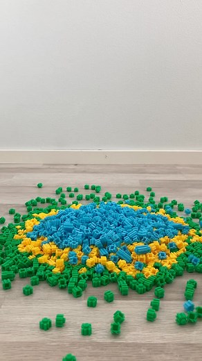 Oddly Satisfying Reverse Video With Plastic Bricks | infinite reverse videos