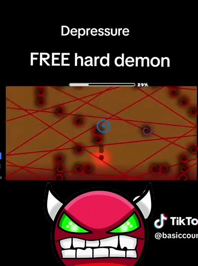 Depressure FREE hard demon #geometrydash #gd #harddemon #freedemon