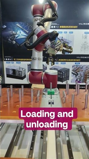 Parts Loading and unloading with JAKA robotic arm