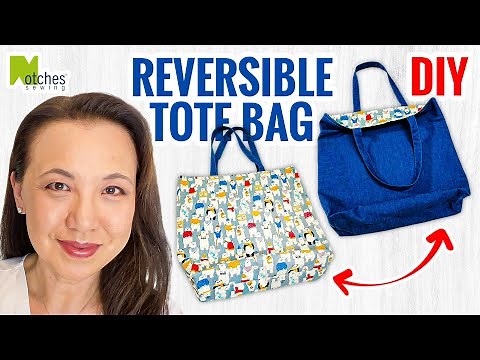 How to Make a Simple Reversible Lined Tote Bag