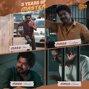 201K views · 10K reactions | Thlapathy + Anirudh + Lokesh = #3YearsOfMaster #SunMusic #HitSongs #Kollywood #Tamil #Songs #Music #NonStopHits #3YearsOfMaster #Master #ThalapathyVijay #Vijay #Anirudh #VijaySethupathi #MalavikaMohanan | Sun Music | Facebook