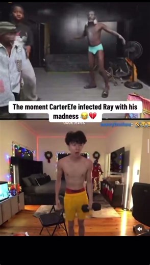 The moment CarterEfe infected Ray with his madness 2 | ray injury