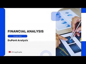 Financial Analysis using MS Excel - DuPont Analysis