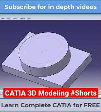 CATIA V5 3D Modeling #Shorts