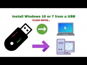Install Windows 10 or 7 from a USB Flash Drive...