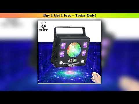 New Arrival ALIEN 50W 4in1 Remote DMX Stage Laser Projector Strobe Magic Ball Lighting Effect DJ Di