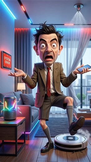 Smart Home vs Mr. Bean Total Chaos 😂🤖 | Technology Gone Wrong