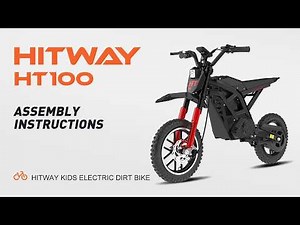 HITWAY HT100 Kids Electric Dirt Bike Assembly Tutorial | Step-by-Step Setup Guide