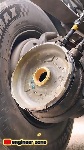 Exploring the Details of a Vehicle's Strut Assembly! 🚗🔧 #shorts