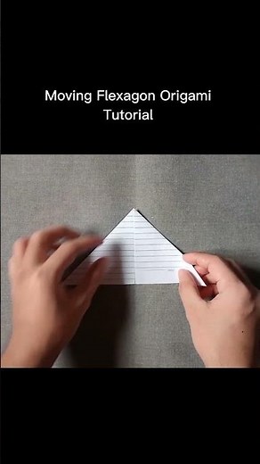 Moving Paper Flexagon Origami Tutorial #diy#trending #origami
