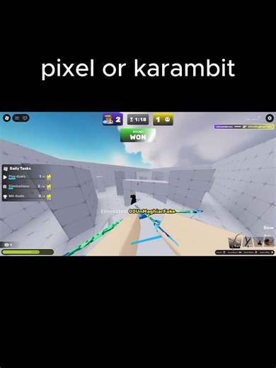 what should unlock pixel sniper or karambit