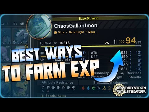 The Best Ways To Farm Exp In Digimon Story: Time Stranger