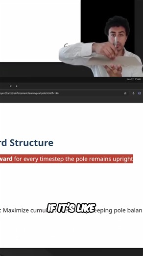 Understanding Cart-Pole! Key to mastering reinforcement learning environments. Termination & rewards explained. #ReinforcementLearning #CartPole #AI #MachineLearning #SkoolCommunity