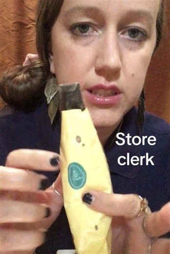 Full video on YT “Weird store clerk is sweet or rude?”🤷‍♀️🍌🍇💄✍️ ASMR Lofi #asmr #asmrroleplay