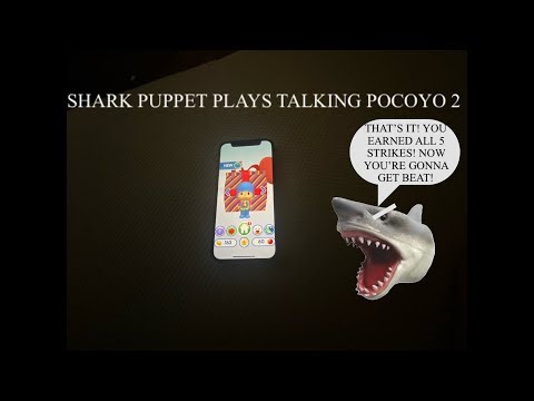 SBJR Movie: Shark Puppet plays Talking Pocoyo 2!