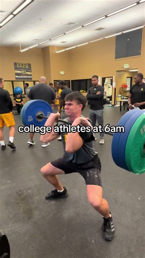 5x5 Front Squat Challenge in College Football