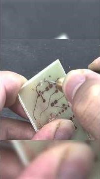 From paper to PCB in 1 minute!#electricalengineering #diy #viral #electronic #electrical #craft