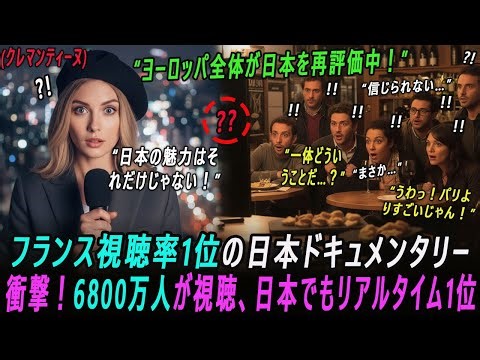 【海外の反応】「私たちが知らなかった真実があった」フランスのテレビ局が公開した“わずか7日間”の日本取材映像にフランス人が衝撃！世界が認めた日本の存在感――大逆転の瞬間！