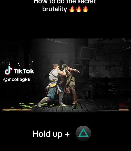 Tutorial How to do the Secret brutality in Mortal kombat 1 🔥🔥👍 || My arm is still broken so that’s ehy I have not have posted #Mk1 #fypシ #mk1brutality #mcollagk8