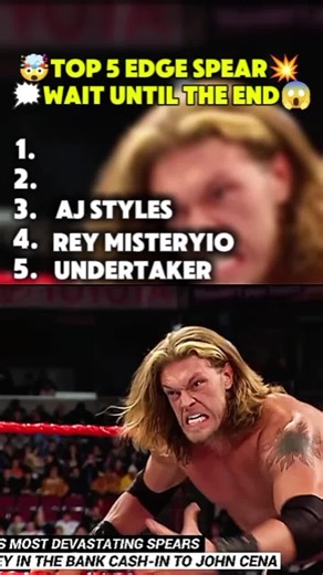 Top 5 Edge Spear Moments in WWE History