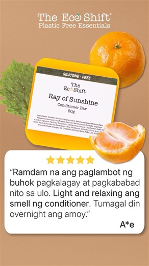 301K views · 224 reactions | Instant lambot, lasting bango! The Eco Shift’s Ray of Sunshine conditioner bar leaves your hair soft, light, and smelling fresh all night—silicone-free and guilt-free! | The Eco Shift | Facebook