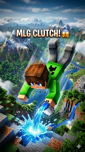 Epic MLG clutch #MLG #minecraft