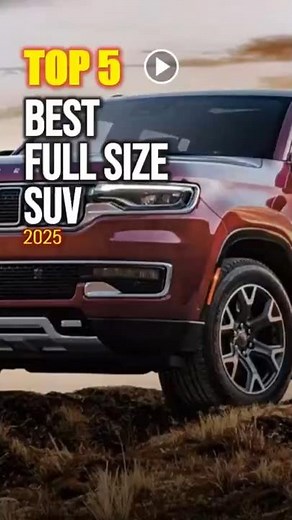 Best Full Size SUV 2025 ⚡ TOP 5 #shorts #bestsuv