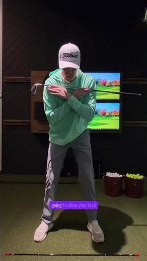 Can’t See Two Cheeks At Impact? 🍑 ——— Try this 👇 If your lead leg doesn’t extend in the