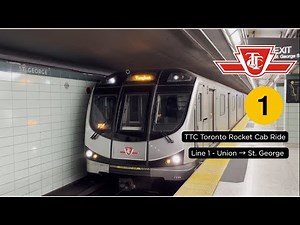 TTC Subway Line 1 Yonge-University Line - Union → St. George