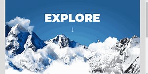 Scroll Through Image to Change Text Parallax Effect