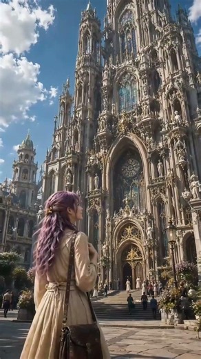 -Ornavia- の大聖堂へ | 幻都紀行 The Wanderer's Dream #架空世界 #aivideo #TheWanderersDream