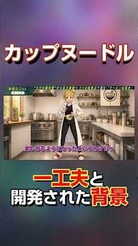 カップヌードルの一工夫と開発の背景