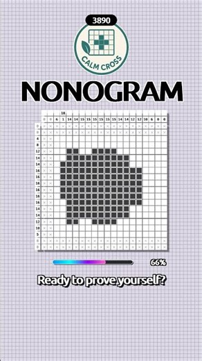 20x20 Nonogram Easy - Perfectly Satisfying #3890 #chatbubbleovallefts