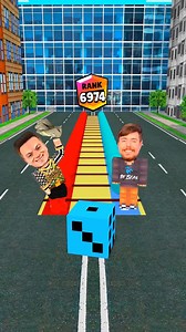 12K views · 340 reactions | Balloon Popping Race: MrBeast Vs Mellstroy #minecraftanimation #monsterschool #minecraft #animation | Jiglifyy | Facebook