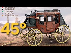Artesiana Latina Stagecoach 1848. Build carriage structure. Step by step.