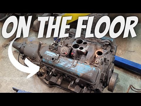 How To Easily Pull an Engine & Transmission Together: Square Body Chevy Build