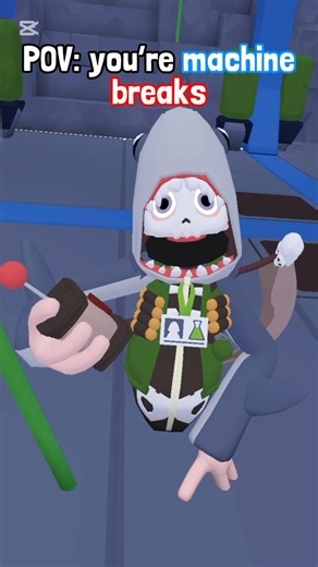 POV you’re machine breaks #viralvideo #yeeps #vr #fyp