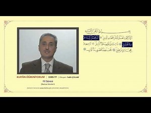 Kuran Öğreniyorum 77 - Fil Suresi (Fatih Çollak)