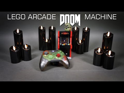 Running DOOM on LEGO 40805 Arcade Machine set