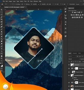 25K views · 701 reactions | Simple Photoshop Cover Design Full slow motion Tutorial - https://youtu.be/l4UqDQzaOAo | Tricks land | Facebook