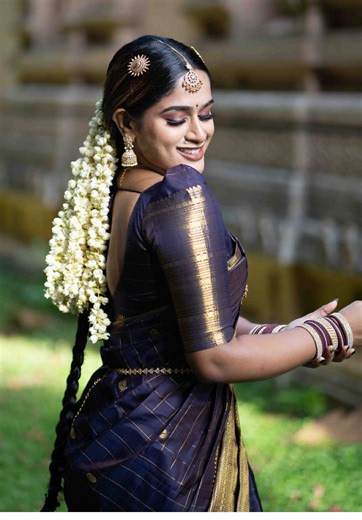 South Indian Wedding Look: Timeless Traditional Saree