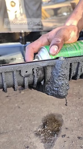 Fixing a plastic oil pan