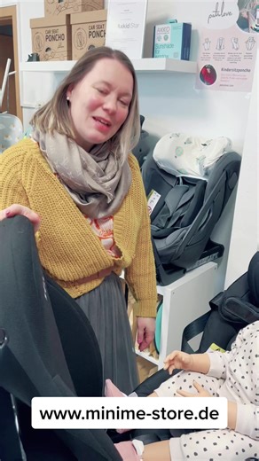 Richtiges anschnallen im Reboarder #minime #minime_altbach #kindersicherheit #kindersitzprofis #kindersitz #reboarder #anschnallen #sicherunterwegs