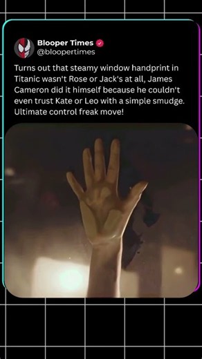 You Won’t Believe Which Titanic Scene James Cameron Shot Himself 😳 #titanic #jamescameron #shorts