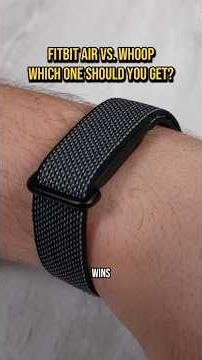 Fitbit Air vs. Whoop | Which Screen-Less Fitness Tracker Wins 👑💪 #fitbitair