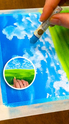 174K views · 3K reactions | I make a drawing inspired by Studio Ghibli ✍️ #StudioGhibli #Ghibli #landscape #drawing #drawing #tutorial #tuto #magic #flowers #artroom | Art Room | Facebook