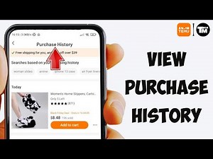How Do i See My Purchase History on Temu (2024)