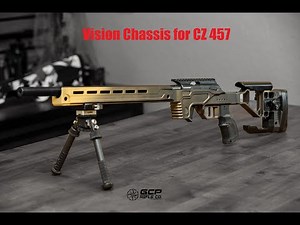Ultimate Chassis for CZ 457!! .22 LR Precision bolt action rifle rimfire chassis. Vision Chassis
