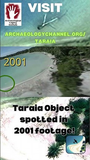 Footage from 2001 shows a reflective item under the water's surface. Could it be the #TaraiaObject ?